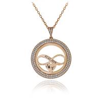 Beyaz Taşlı Kişiye Özel Sonsuzluklu Kalp Gümüş Kolye