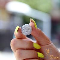 Beyaz Zirkon Taşlı Karpuz Gümüş Yüzük